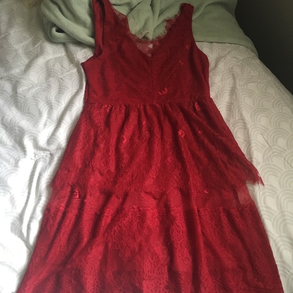 annabella Dresses & Skirts - Red sleeveless short dress